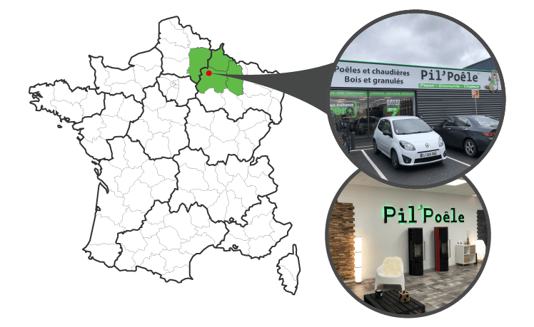 Pil'Poêle Reims - Cormontreuil, vente et installation de poêles, inserts et chaudière à bois et granulés