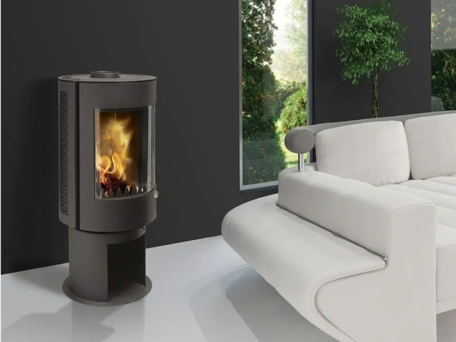Maura7 : Poêle à bois 7kW à convection naturelle
